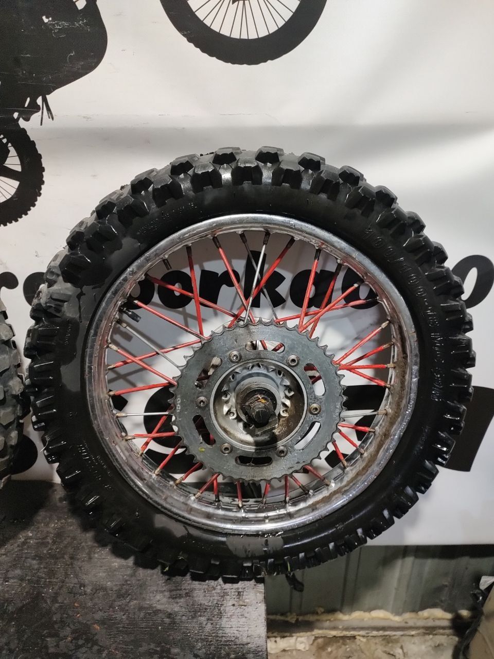 Пара колес в зборі до мотоцикла Shineray 6C!(Або аналоги)! R18-R21!