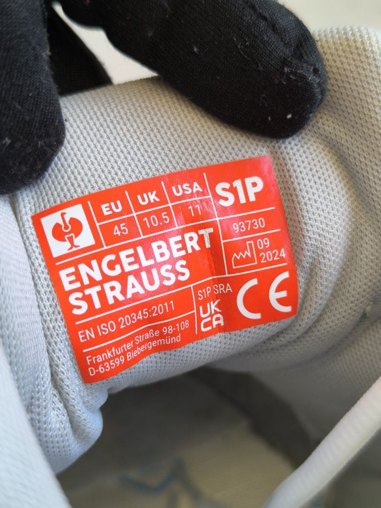 Взуття з захистом Engelbert Strauss S1P 45р робоче взуття для малярів