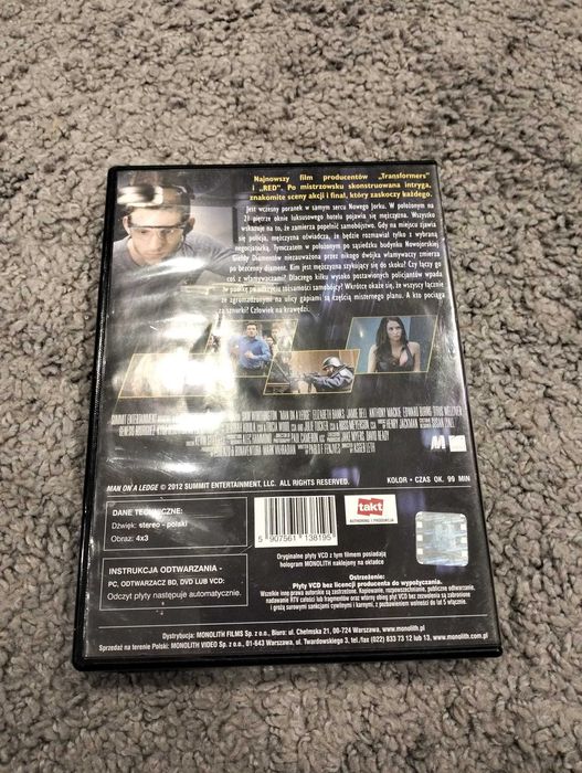 Człowiek na krawędzi film 2xVCD