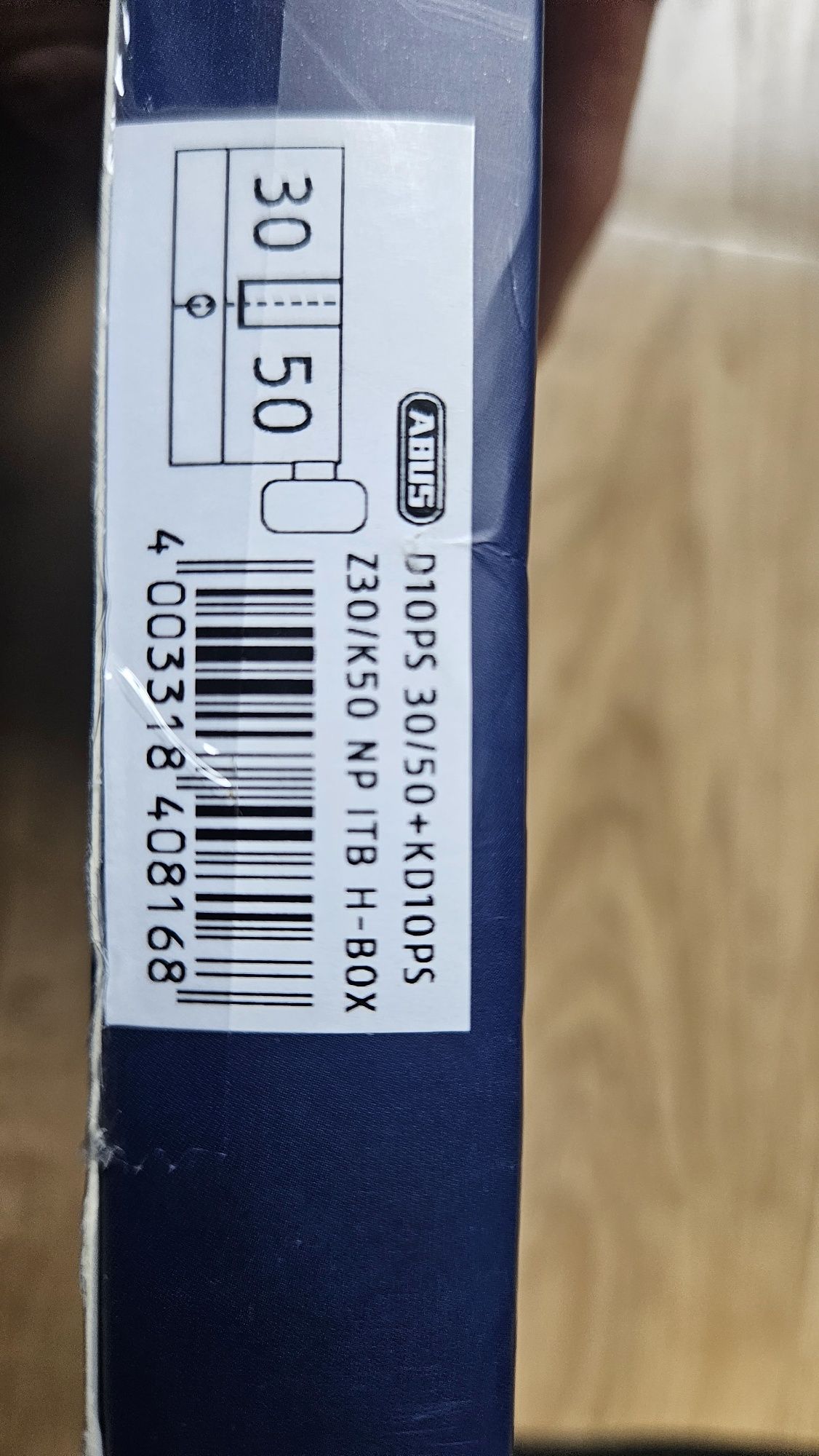 Wkładka bębenkowa + wkładka z gałką 30 50 Abus