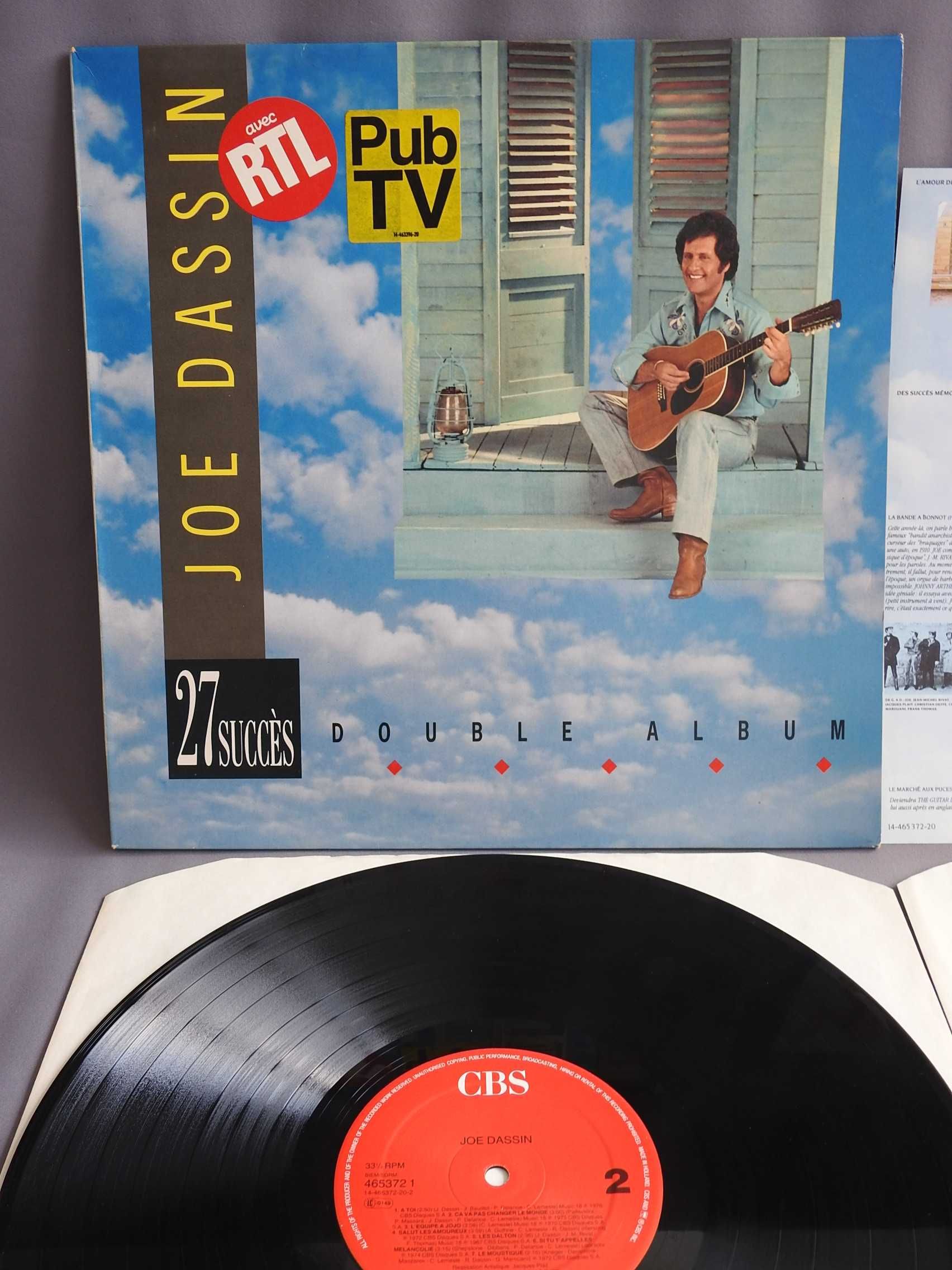 Joe Dassin *Joe Dassin (27 Succès)* LP 2 пластинки Netherlands 1989 NM