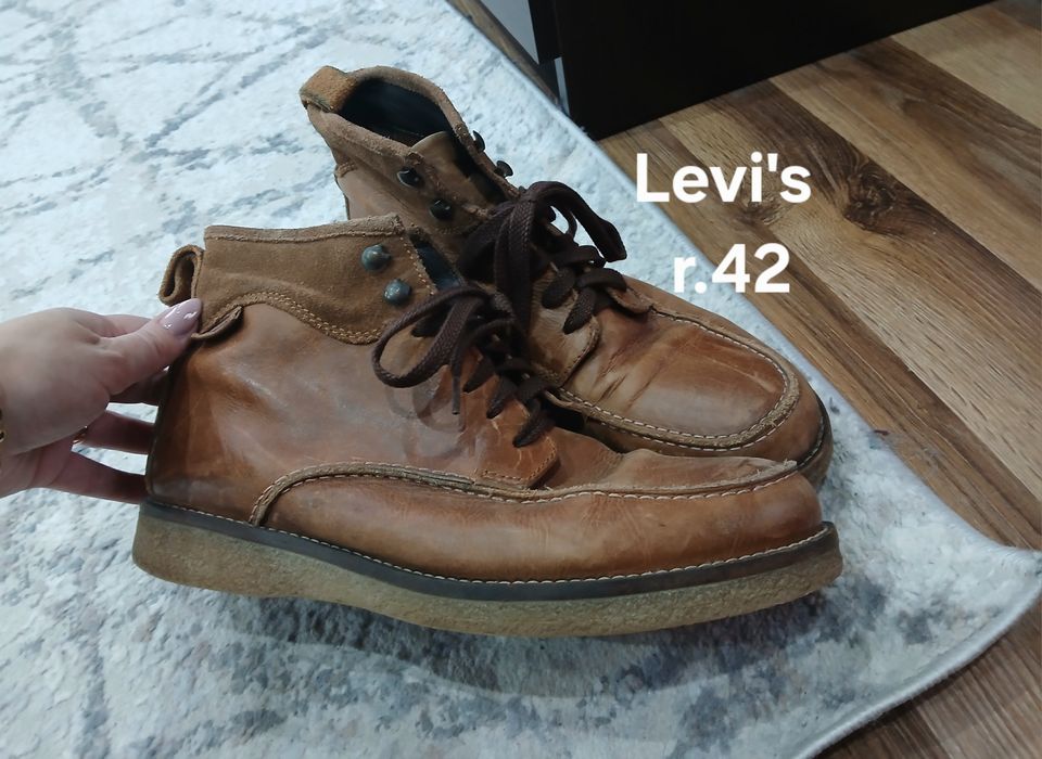 Levi's Buty Skórzane Trzewiki r.42