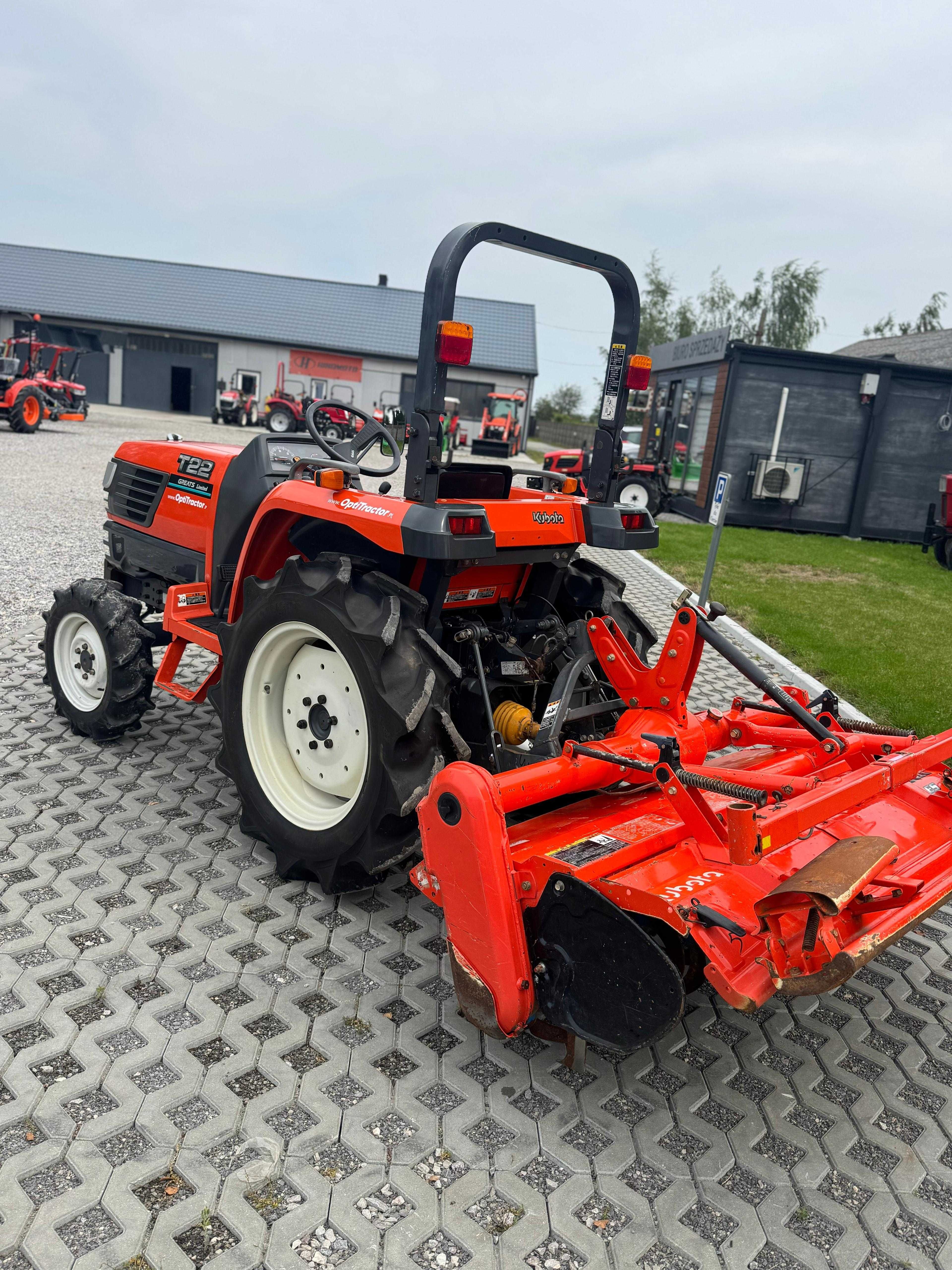 KUBOTA T22, 22hp, 4x4, Wspomaganie , Asystent skrętu, ZAREJESTROWANY