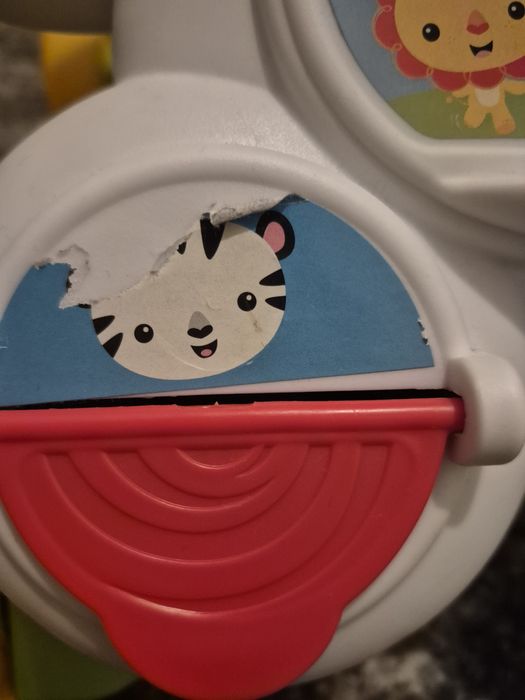 Fisher Price Interaktywny Chodzik Zebra Pchacz