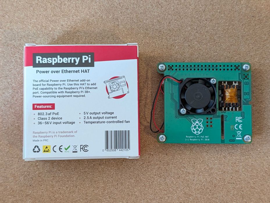Raspberry Pi PoE HAT