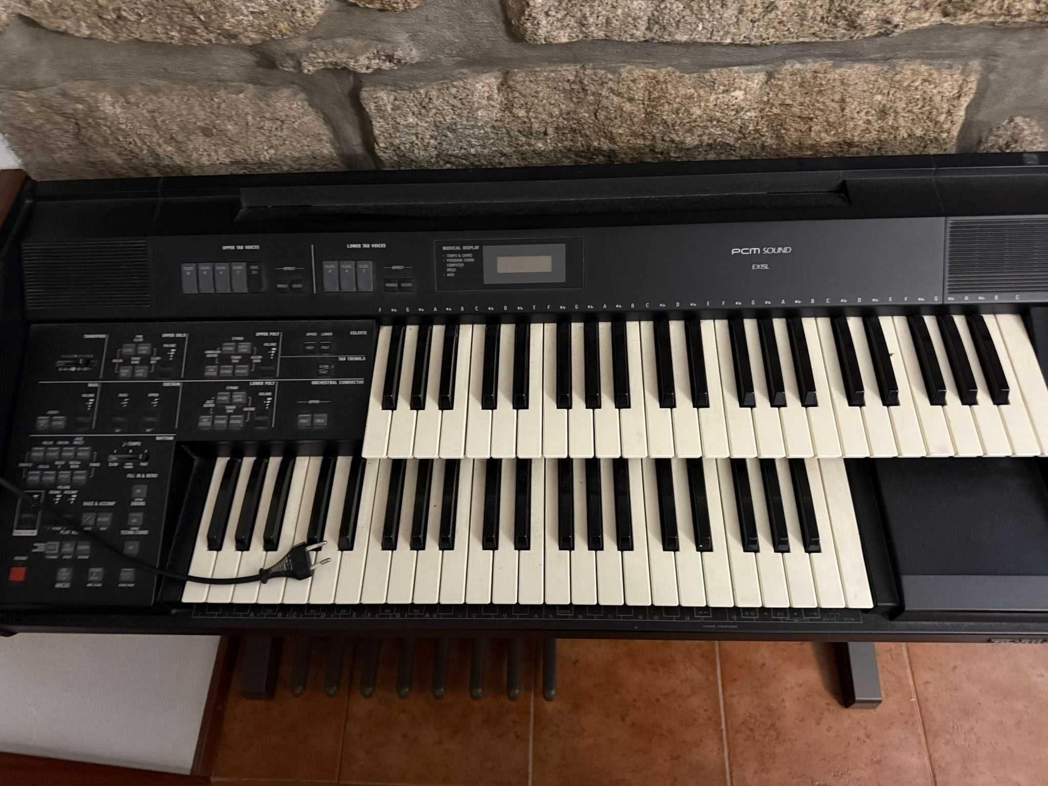 Orgão TECHNICS modelo EX15L PCM Sound