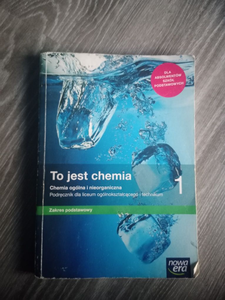 To jest chemia 1 zakres podstawowy podręcznik klasa 1