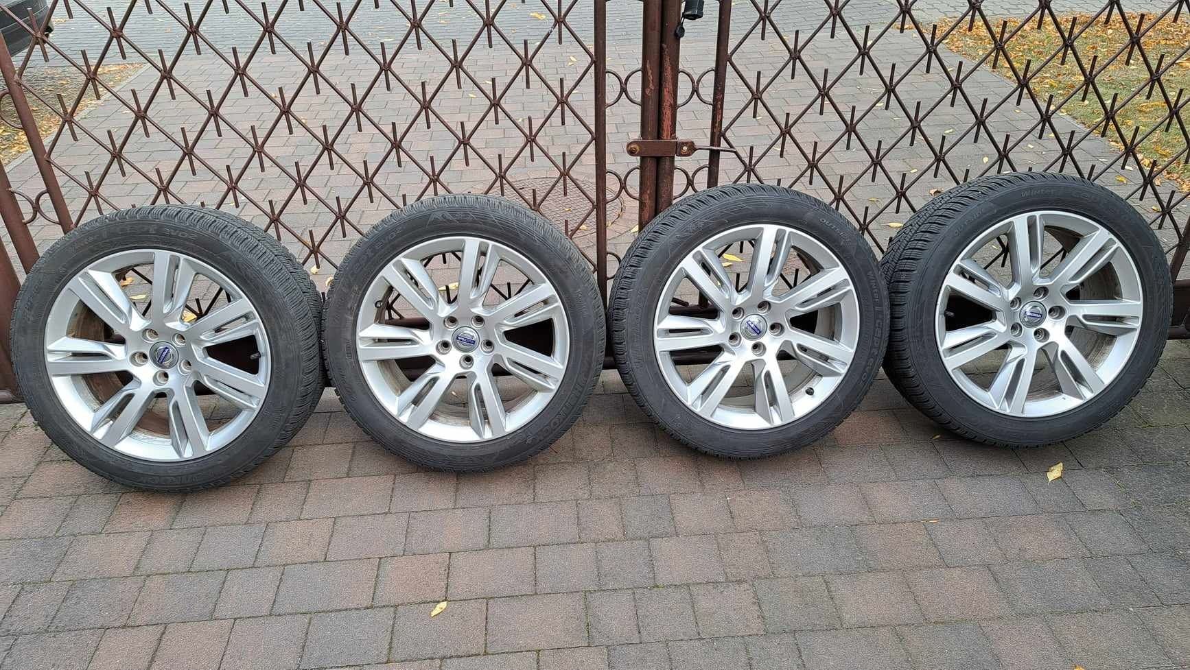 Zestaw felgi opony zimowe Volvo 8j r18 245/45/18 hankook Evo 2