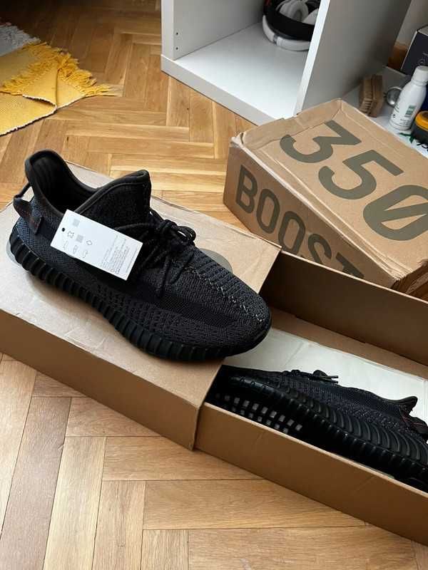 Czarny|Sportowe-Męskie adidasYeezy UnisexTrampki 42