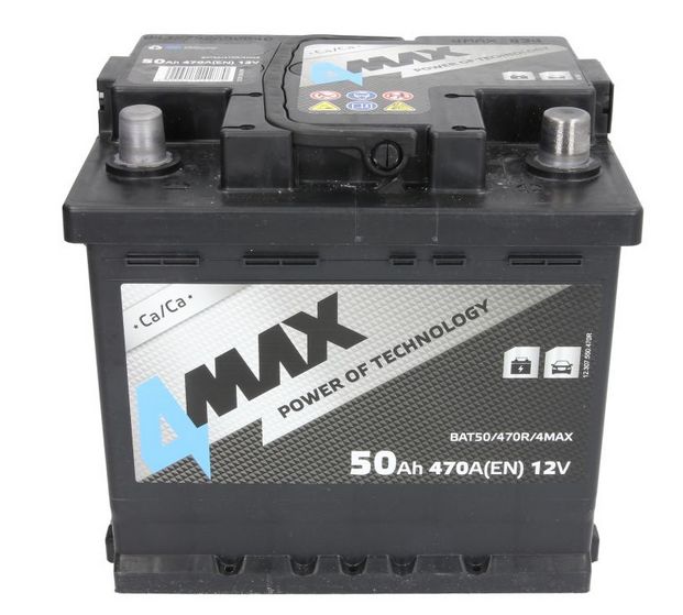 Akumulator 4max 50Ah 470A , dostawa gratis Gdańsk