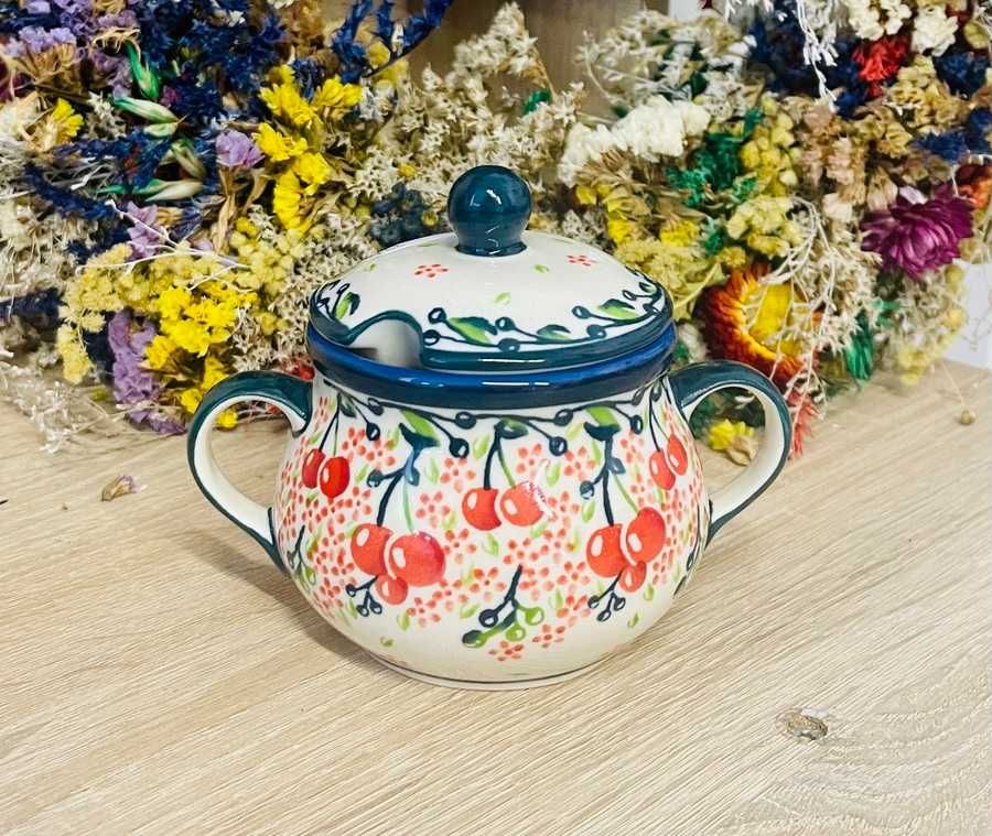 Ceramika Bolesławiec. Cukiernica 250 ml (2817)