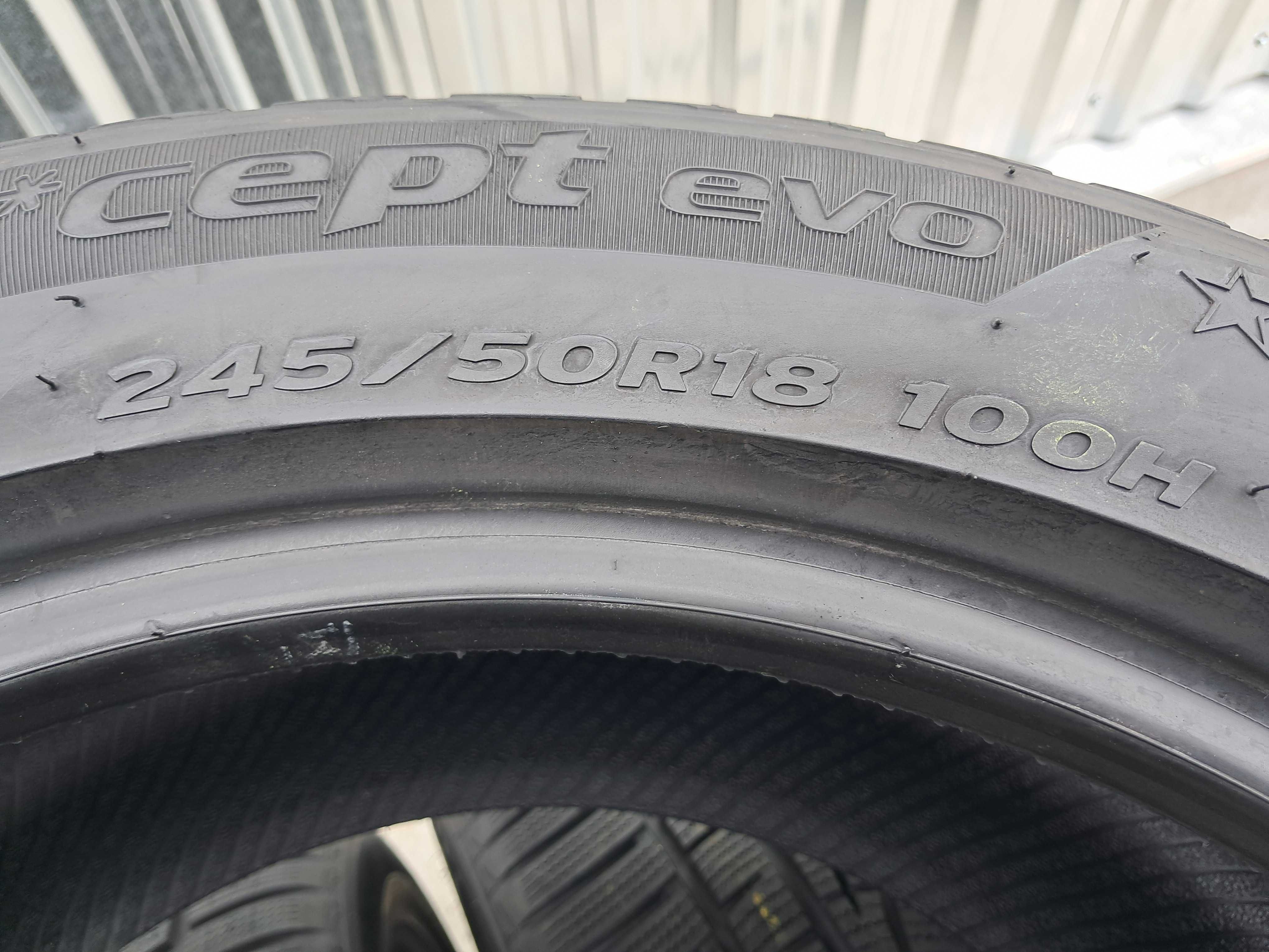Резина зима 95% протектор Hankook 245/50 R18 I'Cept EVO* RSC(Runflat)