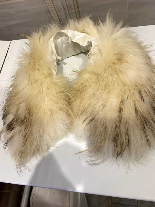 Мех натуральный воротник енот