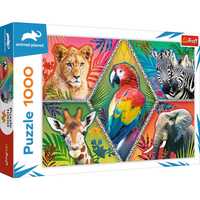 Trefl Puzzle 1000 el. Egzotyczne zwierzęta 10671