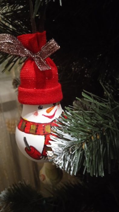 Ялинкові іграшки хендмейд ,дід мороз сніговик, Грінч подарунки