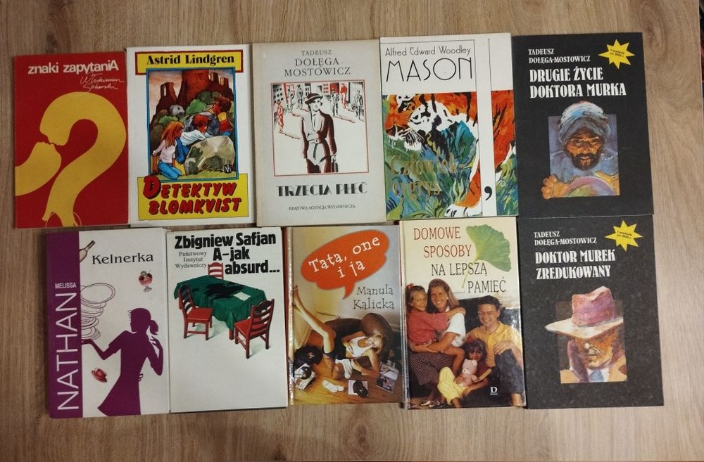 Książki  z domowej biblioteki