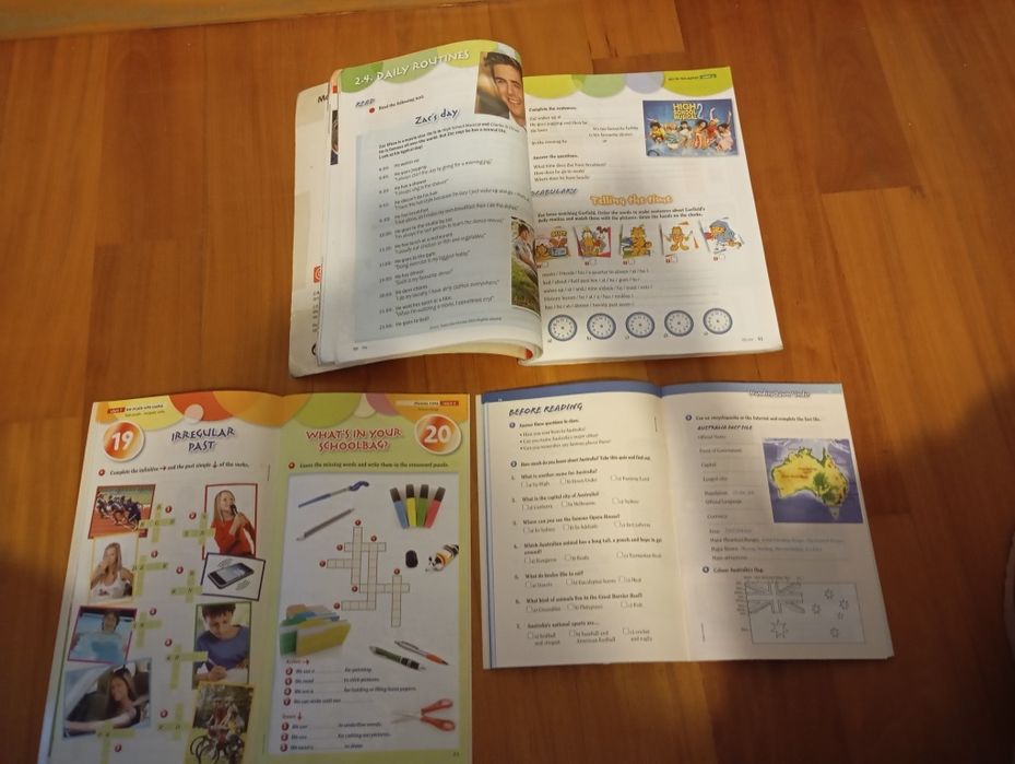 Livros escolares de inglês