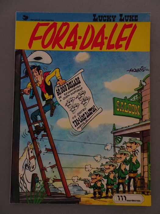 Livro Meribérica - Lucky Luke - Fora de lei (capa mole)