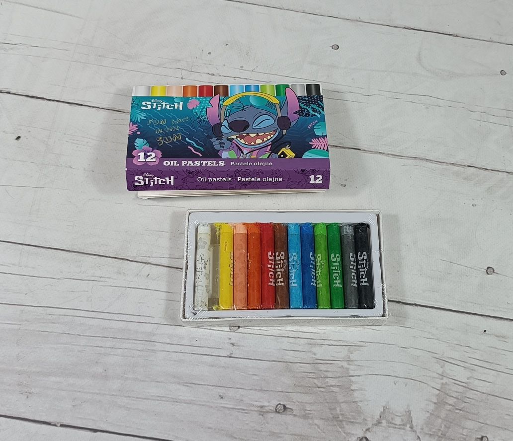 Kredki pastele olejne 12 sztuk Stitch