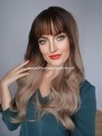 Peruka BLOND OMBRE włosy jak naturalne peruki damskie