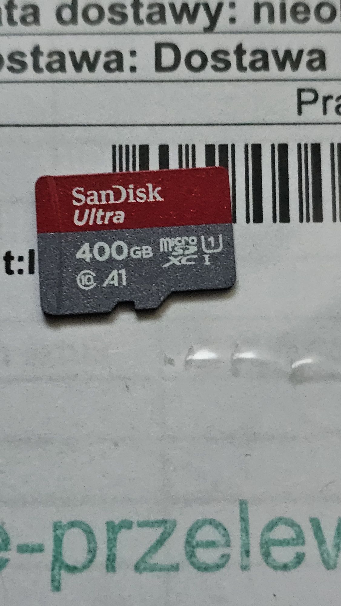 Karta SanDisk microSD 400gb + 10 lat gwar switch foto