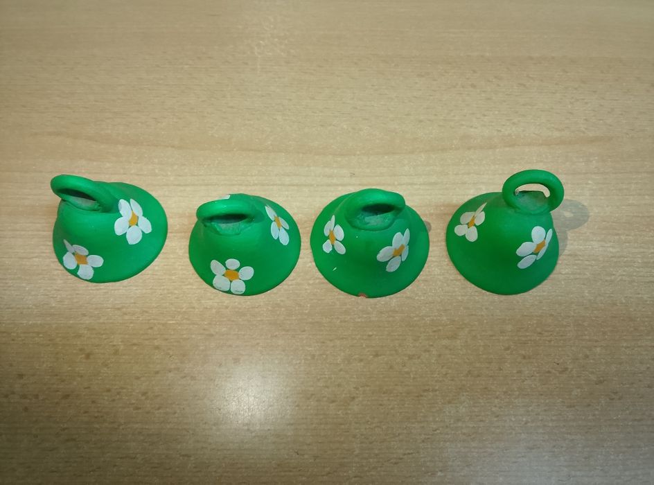 Dzwonek dzwonki ceramiczny 4 sztuki
