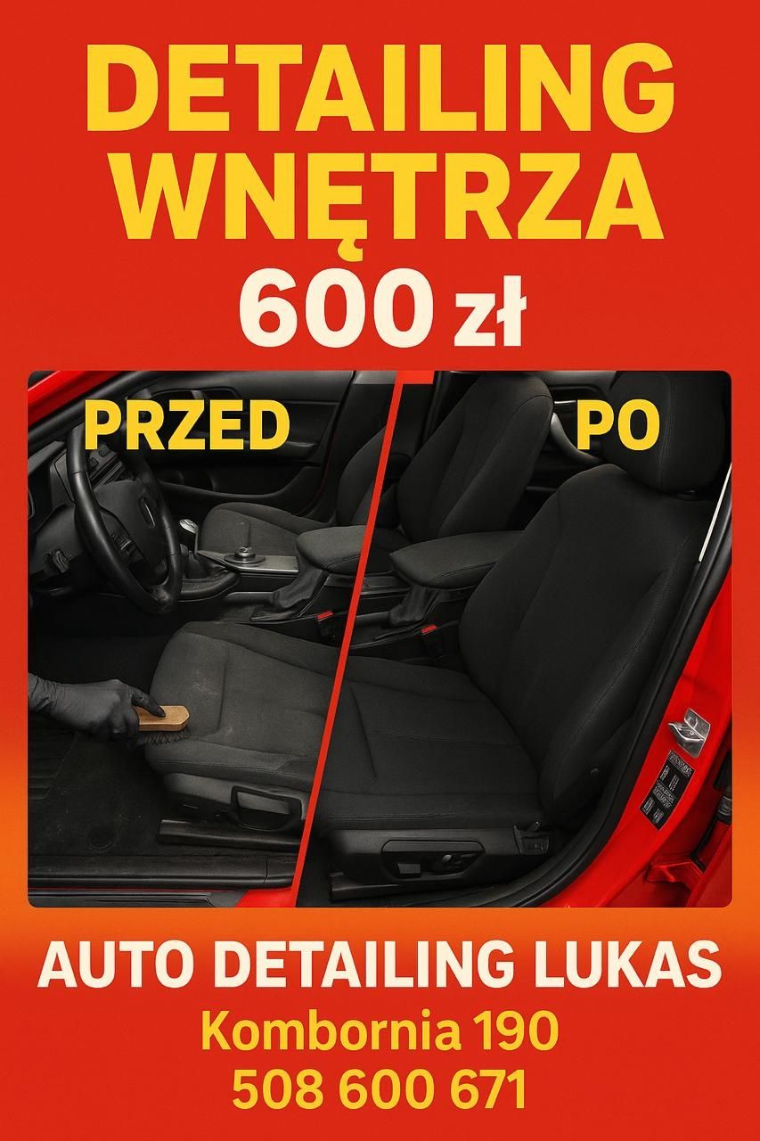 Auto Detailing Lukas/ korekta lakieru, powłoki, czyszczenie wnętrza