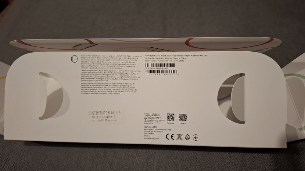 Apple Watch SE (2. generacji) 40mm Nowy