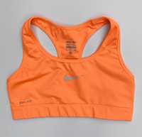 Biustonosz Nike Pro Sportowy Pomarańczowy S 36 Top Neonowy