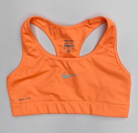 Biustonosz Nike Pro Sportowy Pomarańczowy S 36 Top Neonowy