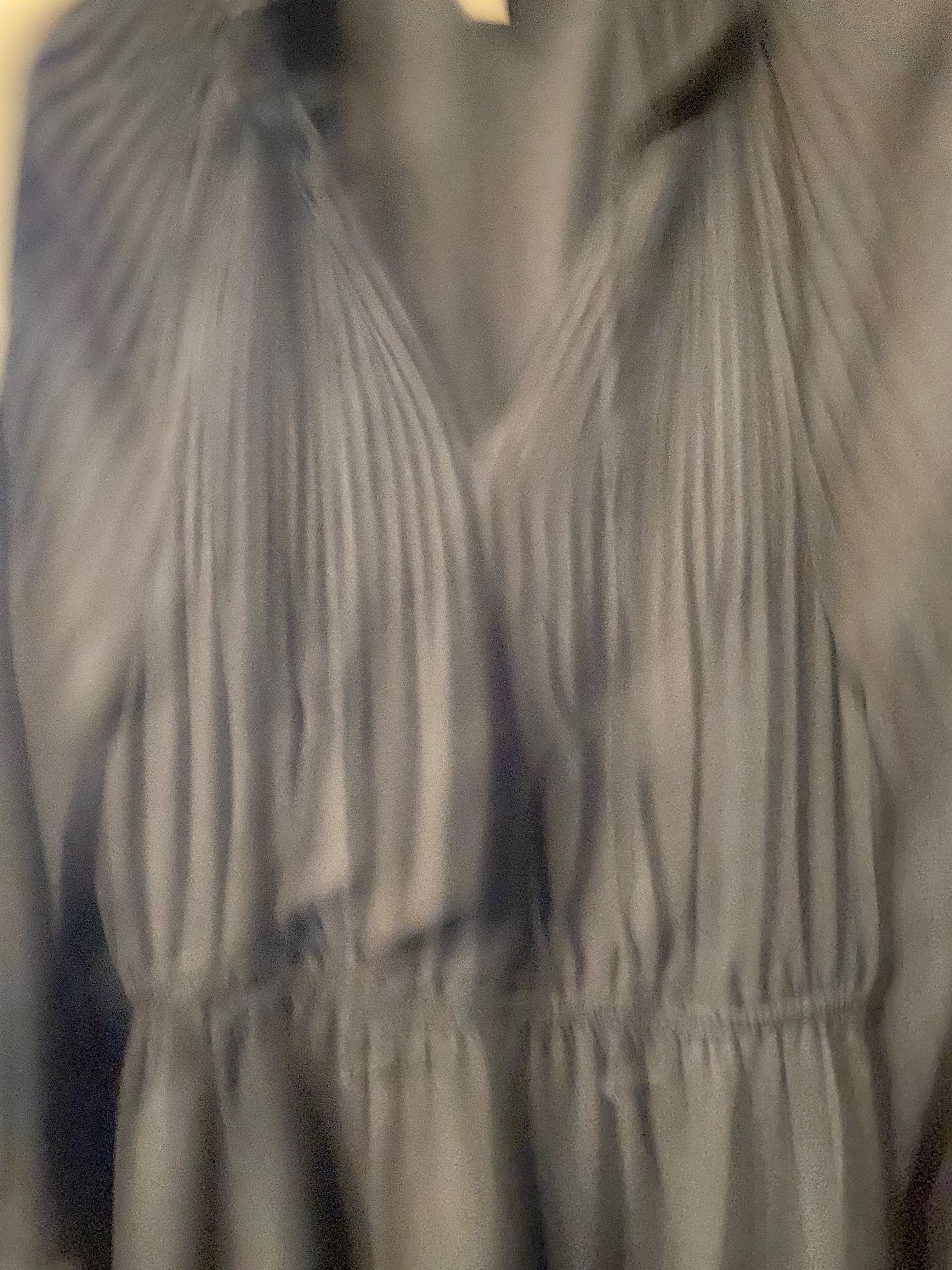 Sukienka H&M r. S 36granatowa plisowana