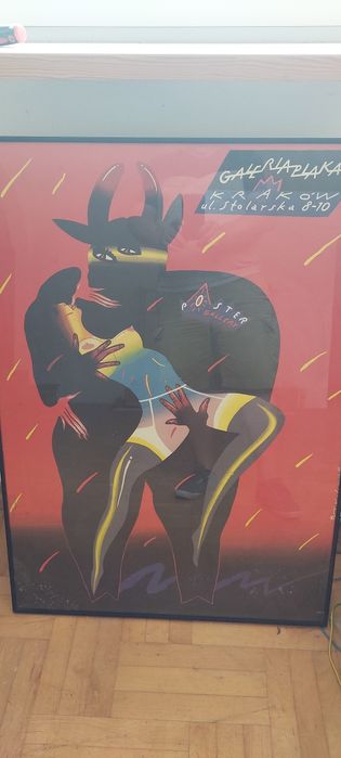 Plakat Romana Kalarusa GaleriaPlakatu Kraków 1990 oryginał limitowany