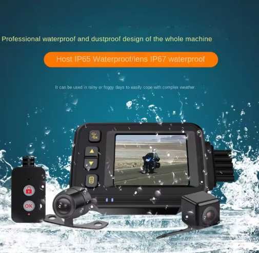 Wideo rejestrator kamera motocykl