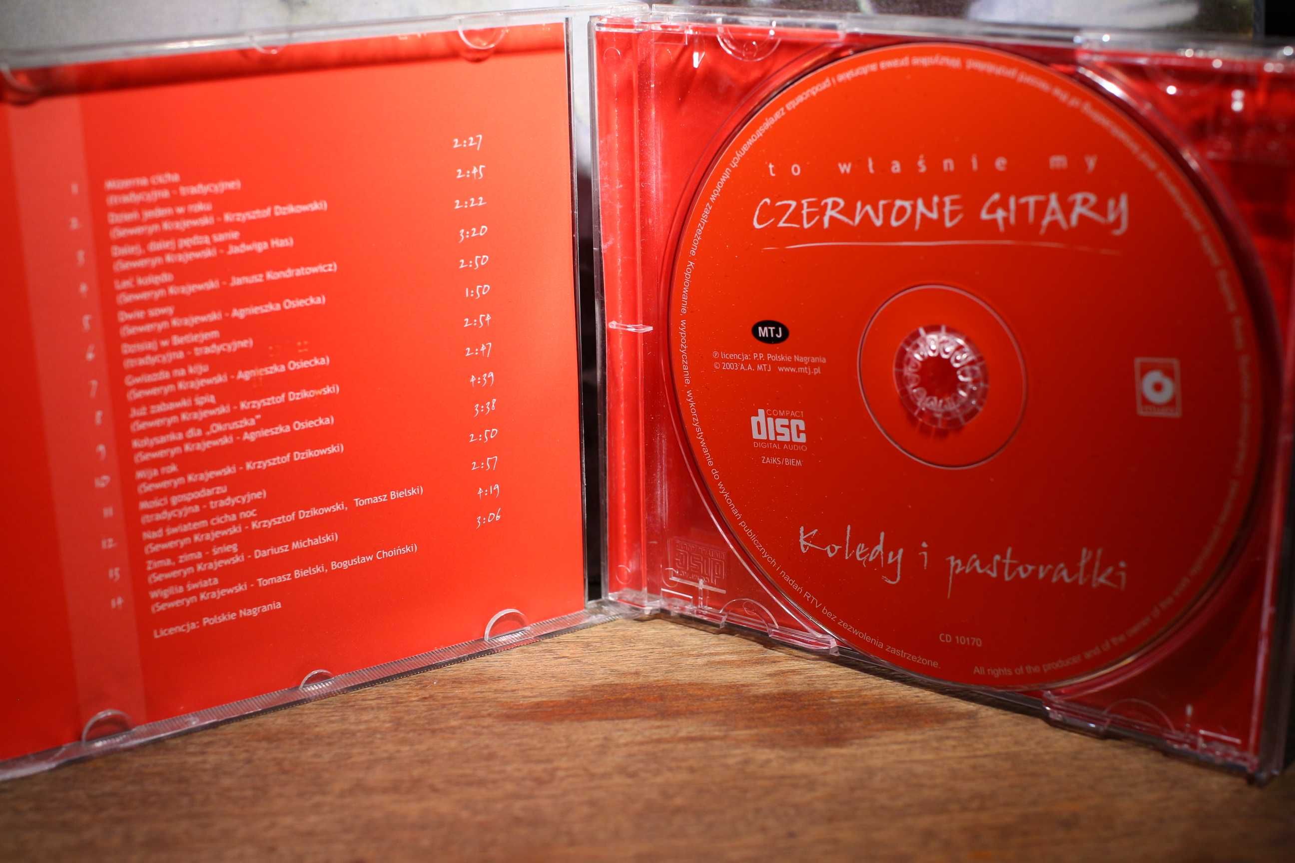CZERWONE GITARY Kolędy i pastorałki 2003 CD bdb-
