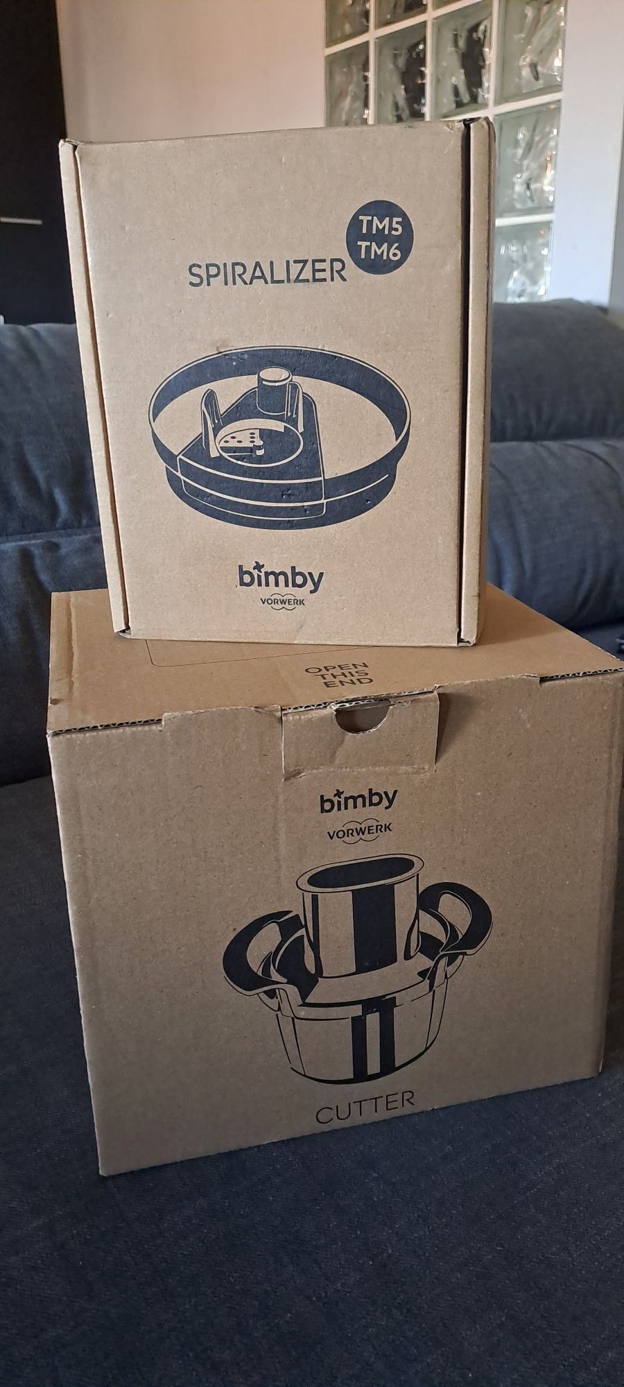 Mandolina +espiralizador para bimby TM5 ou TM6 completamente novo