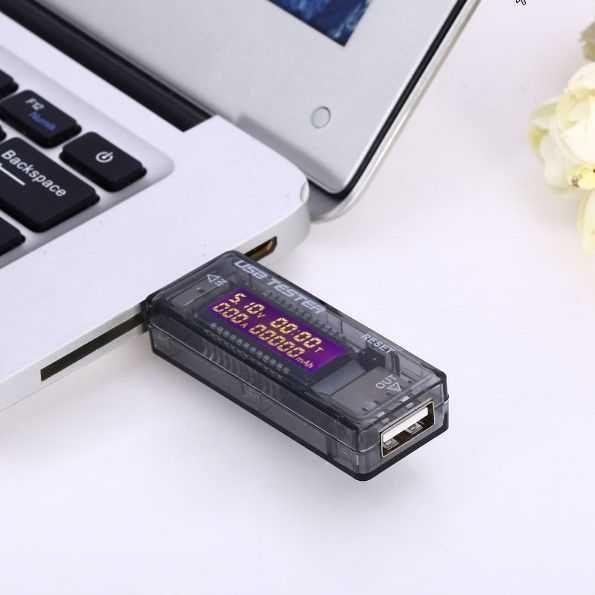 Usb Измеритель напряжения ёмкости и тока Тестер KEWEISI  Оригинал