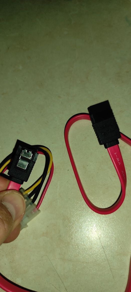 Кабель SATA кутовий з клямкою ATcom Serial ATA 50 cm data cable для SS