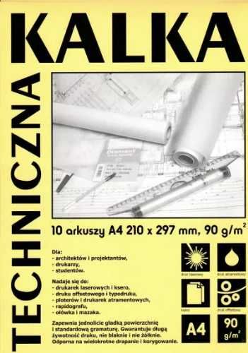 Kalka techniczna A4/10K 90g