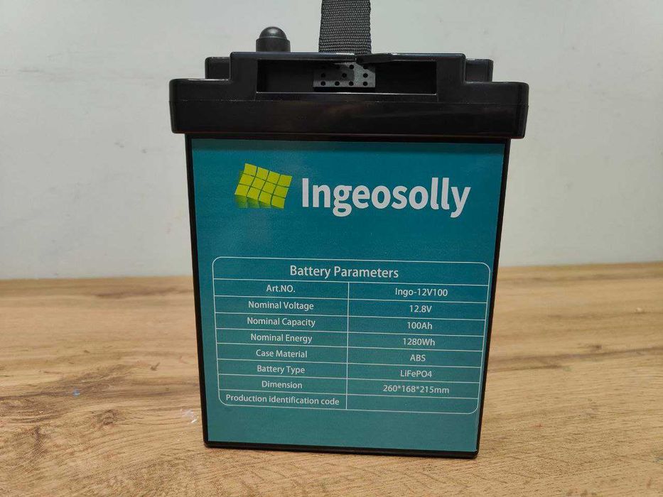 Аккумулятор Life4po Ingeosolly 100A 12.8V (1280Wh) з BMS