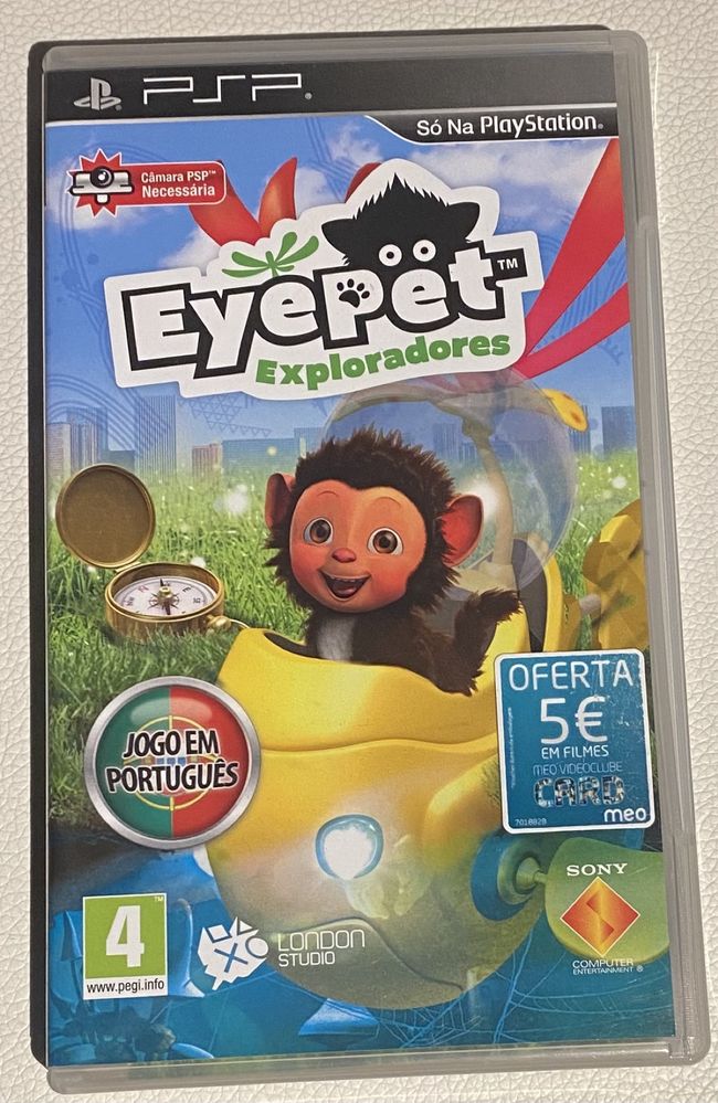 Jogo PSP EyePet Exploradores