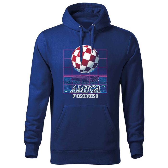 bluza z kapturem z logo AMIGA FOREVER, bluza stare gry logo AMIGA