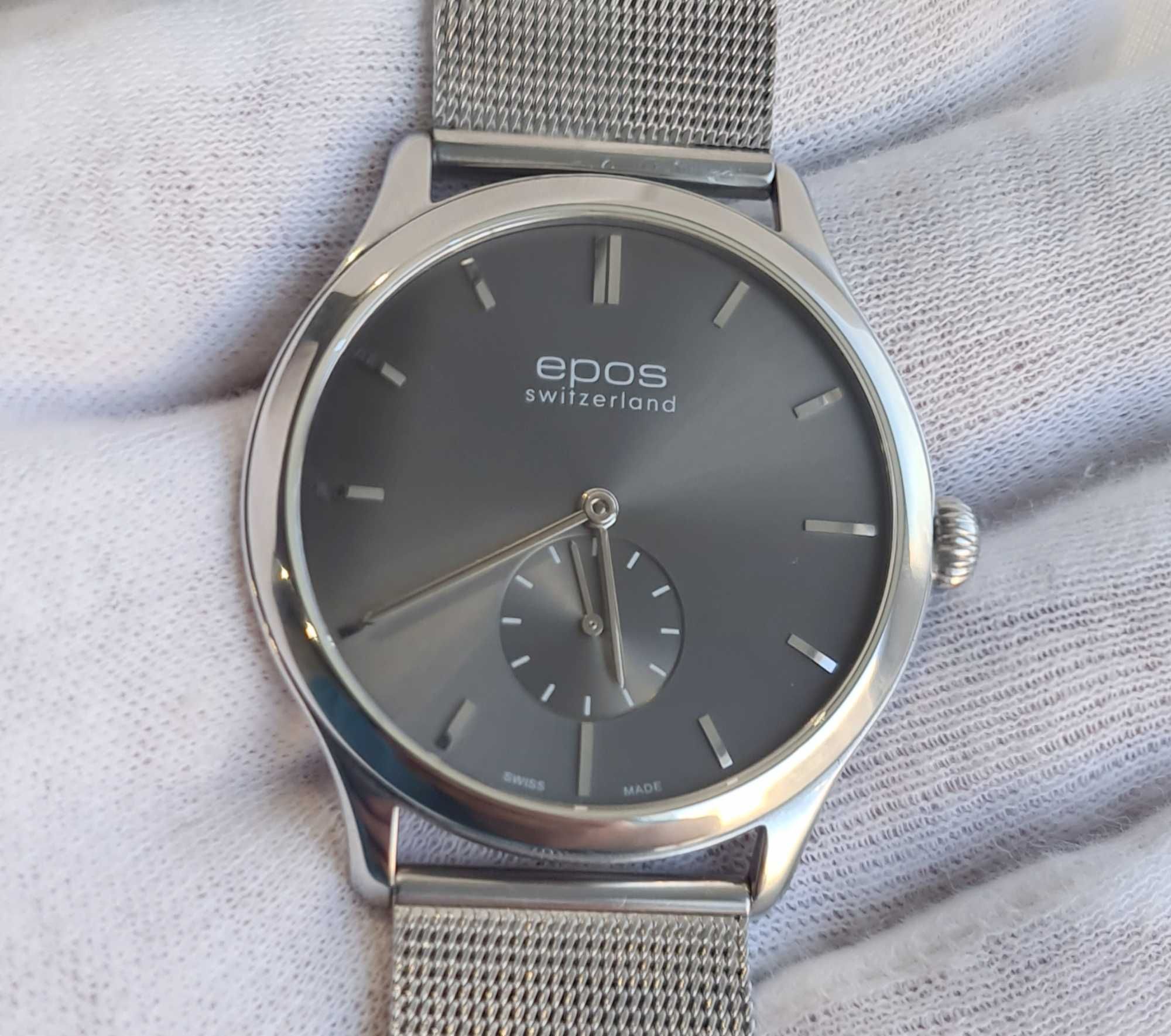 Чоловічий годинник Epos 3408.208.20.14.30 Mechanical 39 mm Eta 7001