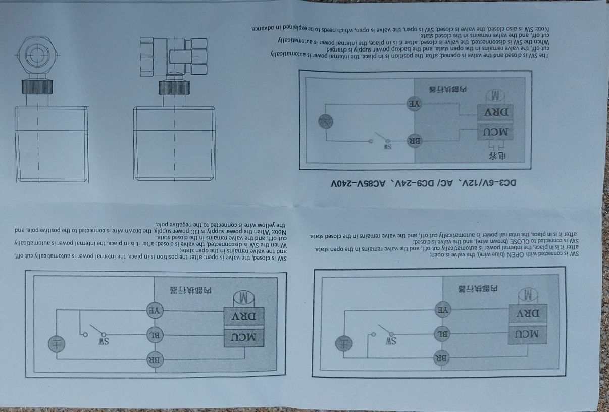 Elektrozawór 1/2 C, cewka 230V
