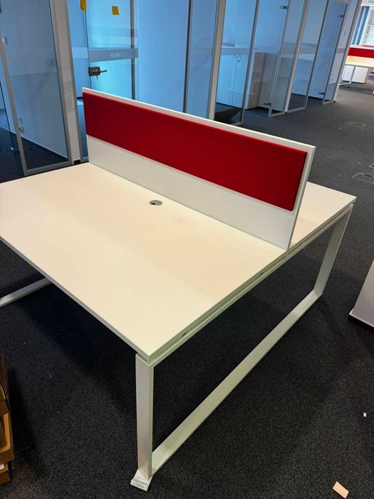 Biurko dwustanowiskowe 140x80 biurka bench do biur domu hotelu