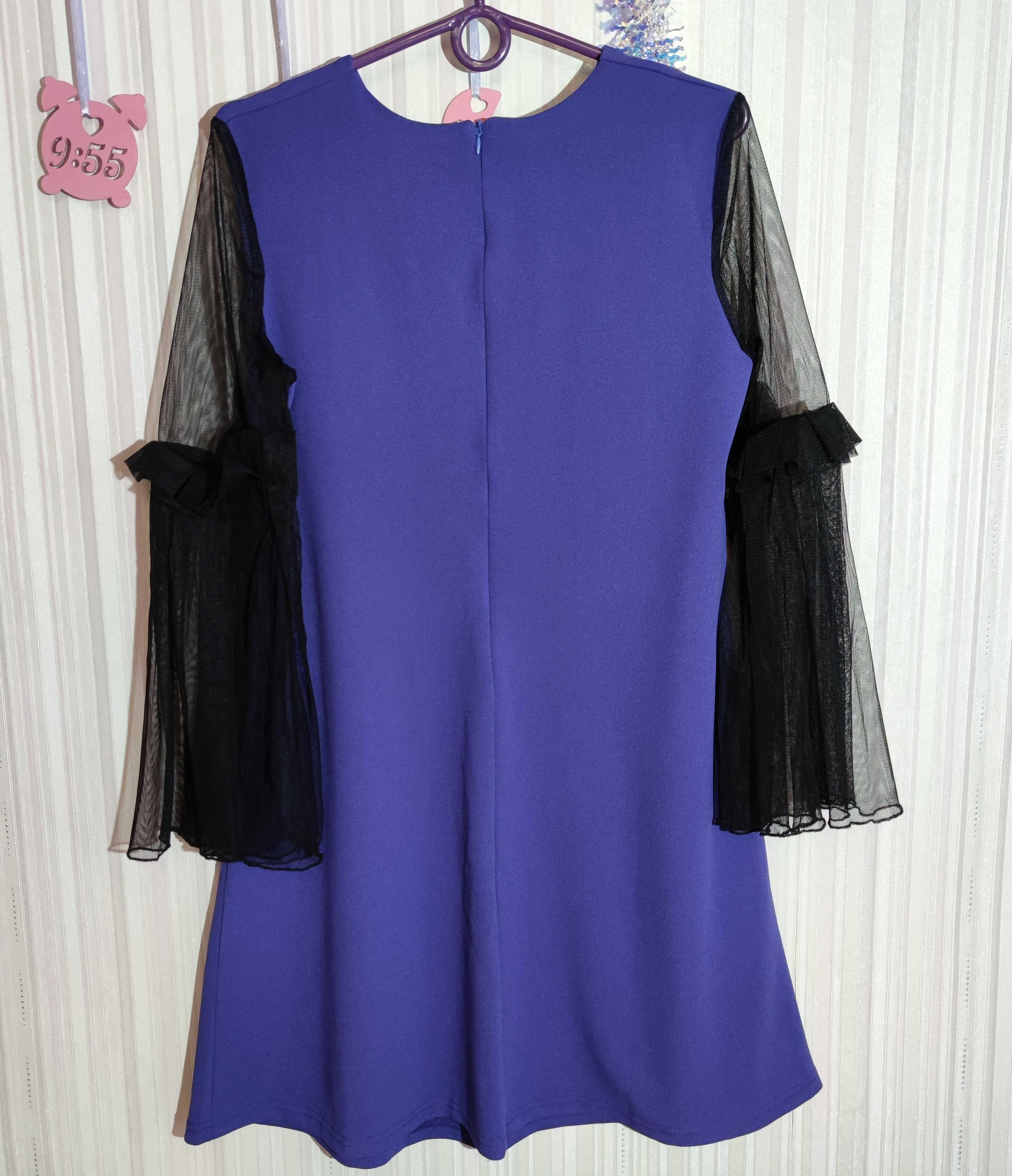 Ніжна фіолетова сукня ТМ "Ager" р. 46