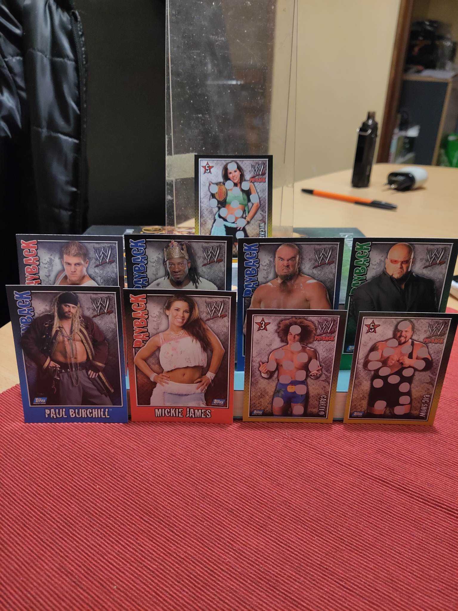 Cartas Topps WWE Payback