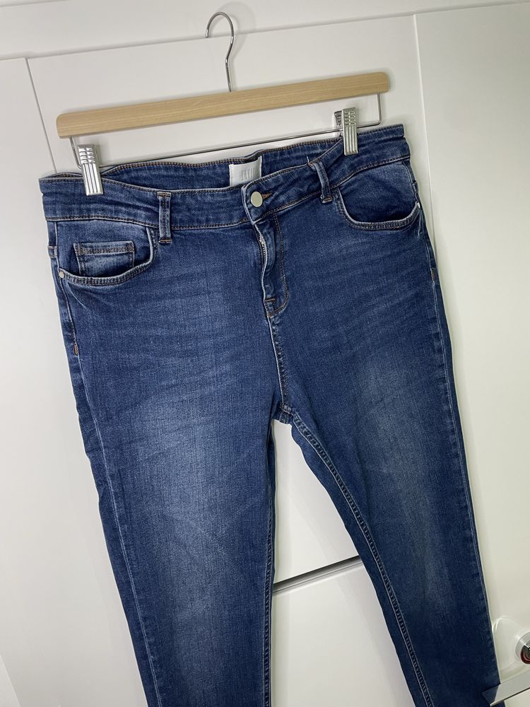 Spodnie jeans miękkie XXL