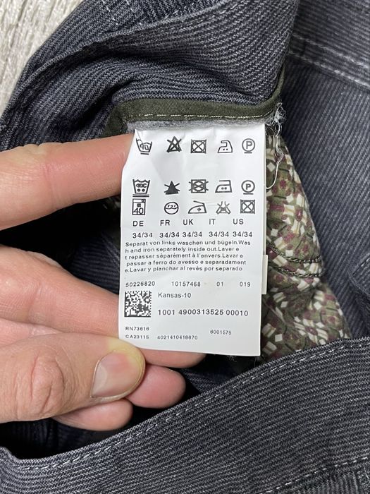 Hugo Boss Regular fit штаны джинсы W34 L34 размер серые оригинал