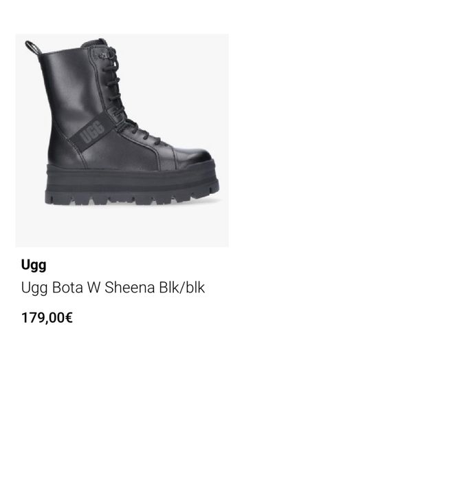 Взуття  нове UGG. Стильні нові ботинки на платформі.