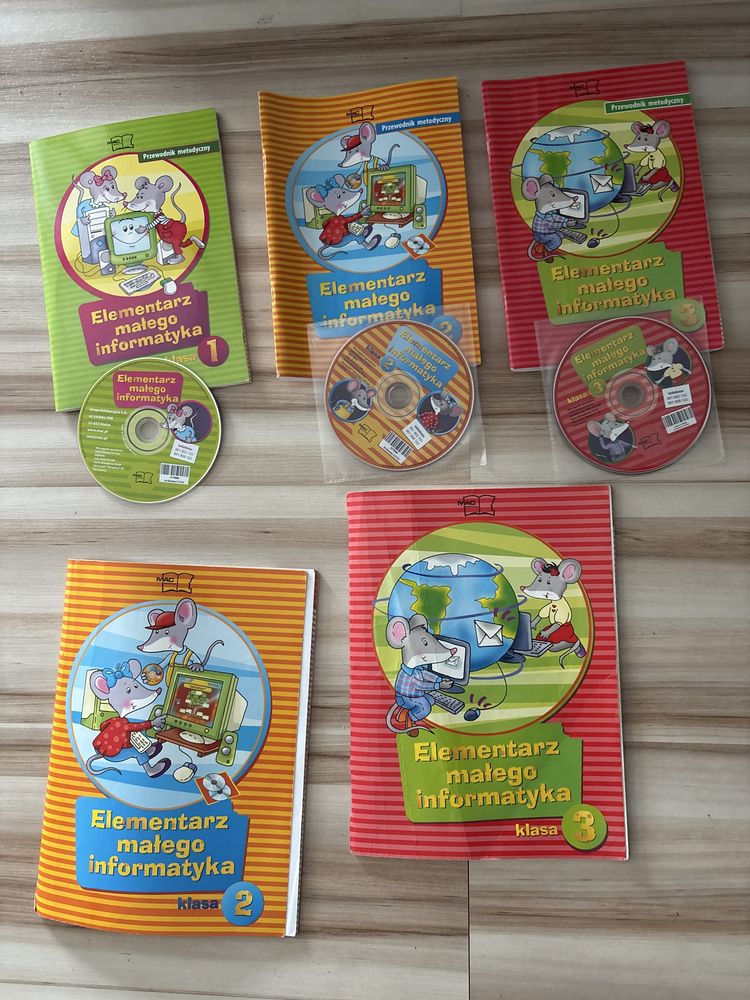 Elementarz małego informatyka kl.1,2,3 przewodnik, plyta, ćwiczenia